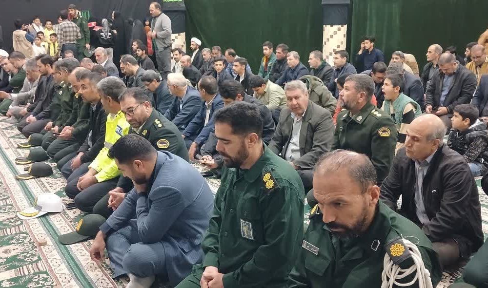 آیین استقبال و تشییع پیکر مطهر شهید گمنام دوران هشت سال دفاع مقدس در شهرستان جوین