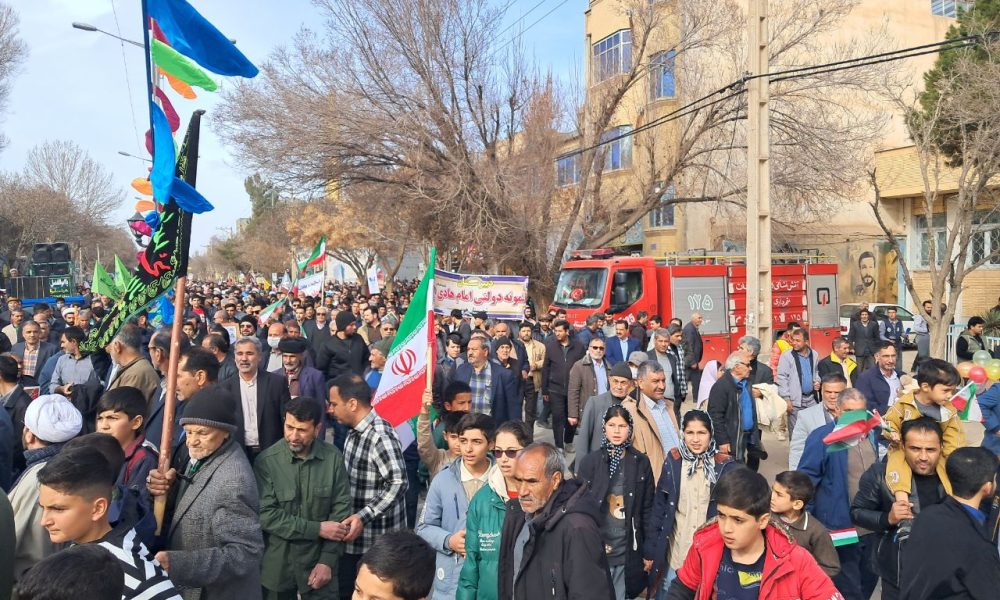 گزارش تصویری راهپیمایی مردم جوین