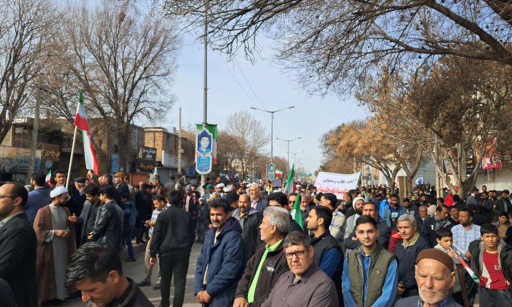 گزارش تصویری راهپیمایی مردم جوین