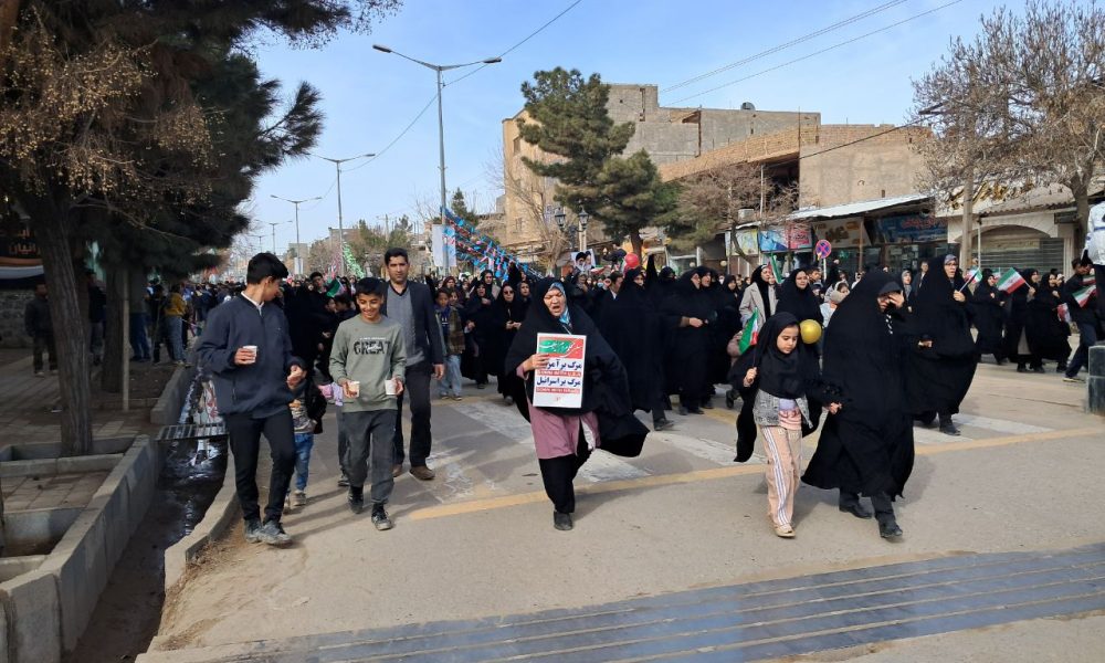 گزارش تصویری راهپیمایی مردم جوین