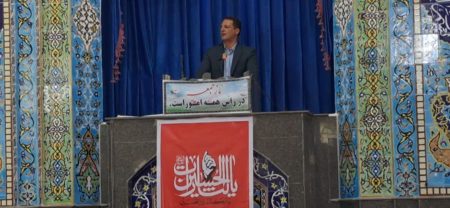 فرماندار جوین علی اکبر ازادواری گزارش عملکرد یک‌ساله دولت در شهرستان جوین؛ صرف قریب به ۱۰۰۰ میلیارد تومان در حوزه‌های زیرساختی و توسعه‌ای