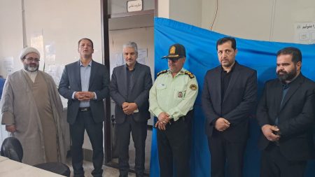 بازدید مسئولین از آزمایشگاه مجهزشده شبکه بهداشت جوین